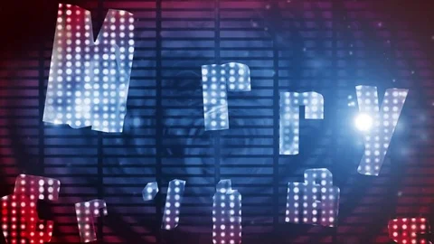 Marry christmas generic with light flash red-blue Stock Footage 69875593