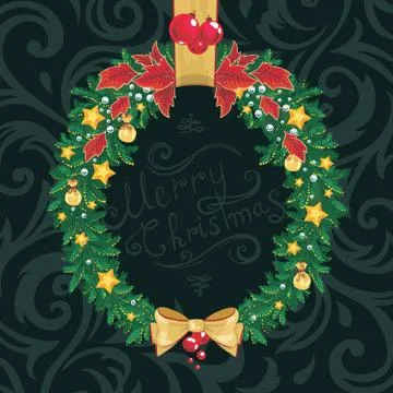 Marry christmas Stock Illustration