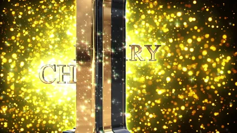 Marry Christmas title particle animation background Stock Footage 148936660
