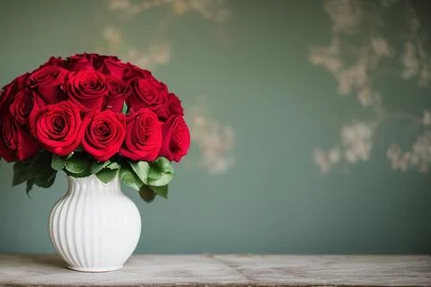 Marry me concept, wedding ring with bouquet of roses,. happy st. valentine'.. Stock-Fotos