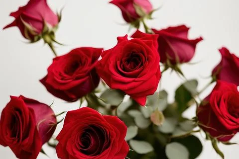 Marry me concept, wedding ring with bouquet of roses,. happy st. valentine'.. Stock Photos