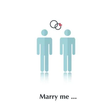 Marry me Stock Illustration
