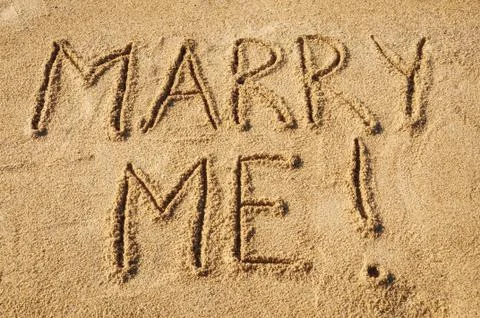 Marry Me Stock Photos