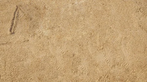 Marry Me Written to the Sand Stock Footage 75404291
