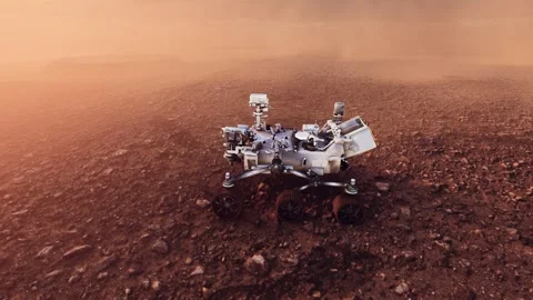 Mars 2020 Perseverance Rover Stock Footage 329032382