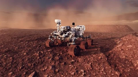 Mars 2020 Perseverance Rover Stock Footage 329032396