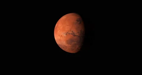 Mars Approach (2160p 25fps) Stock Footage 140620158