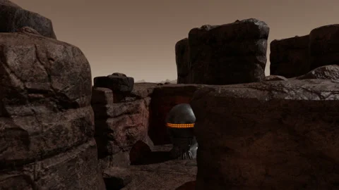 Mars Artifact Stock Footage 153827987