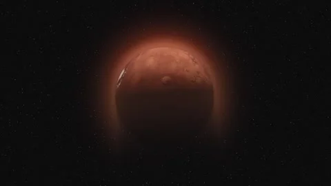 Mars based on data provided by USGS Astrogeology Science Center 01 Stock Footage 263380397