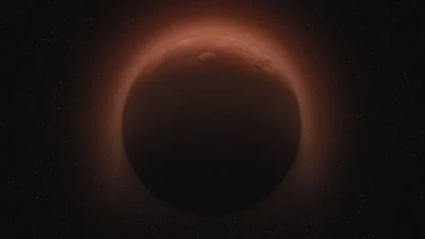 Mars based on data provided by USGS Astrogeology Science Center 03 Stock Footage 263383302