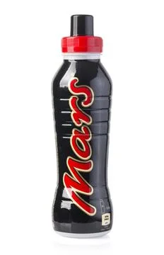 Mars bottle on white Stock Illustration