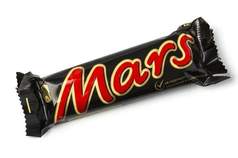 Mars chocolate ba Illustrazione stock