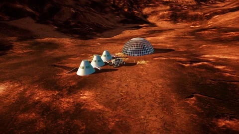 Mars Colony Stock-Footage 106829739