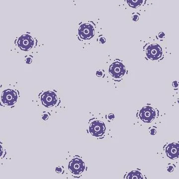 Mars crater planet glyph vector seamless pattern イラスト素材