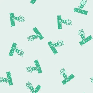 Mars dust devils planet glyph seamless pattern Stock Illustration