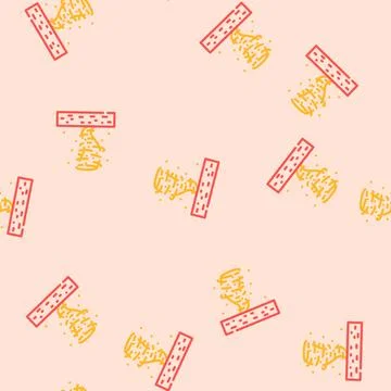 Mars dust devils planet vector seamless pattern Stock Illustration