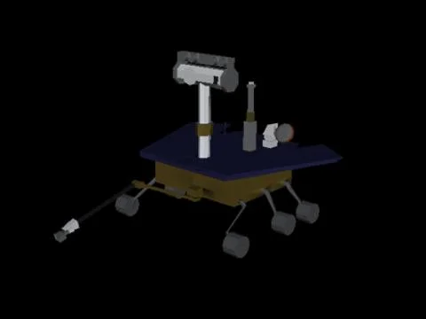 Mars Exploration Rover Opportunity 3D Model