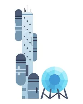 Mars explorer. Discovery and scientific. Space research station. Astronautics Stock Illustration