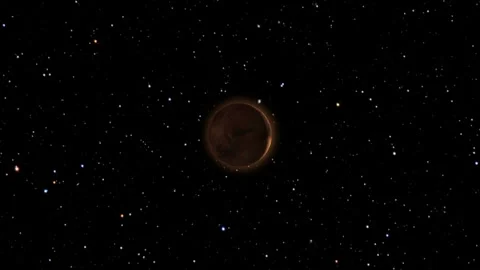 Mars Fly By Stock Footage 314772628