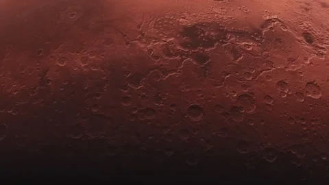 Mars is the fourth planet from the Sun 02 Stock Footage 263391743