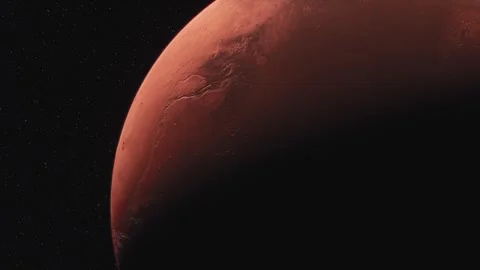 Mars is the fourth planet from the Sun 03 Stock Footage 263395528