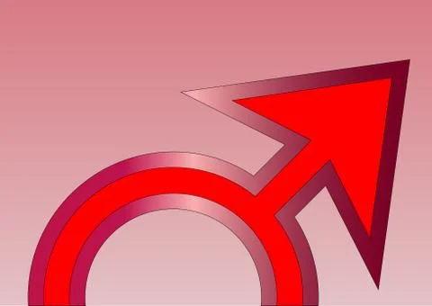 Mars god of war Illustrazione stock