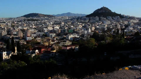 Mars Hill View of Greece Stock Footage 36188401