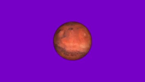 Mars icon animated video Stock Footage 294403353