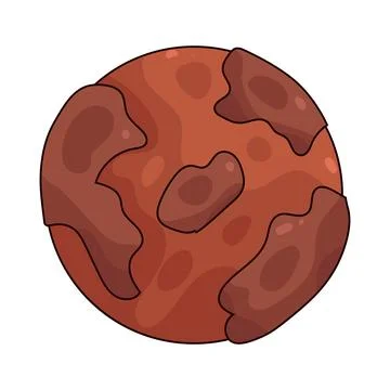 Mars illustration Stock Illustration