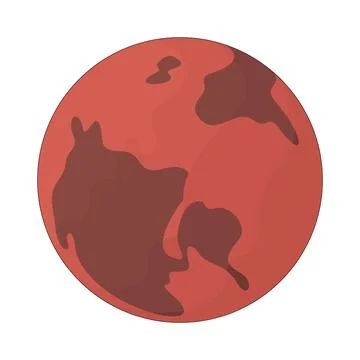 Mars illustration Stock Illustration