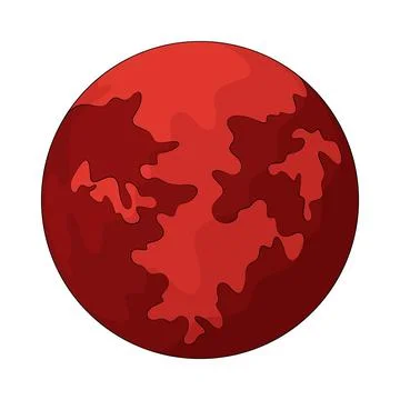 Mars illustration Stock Illustration