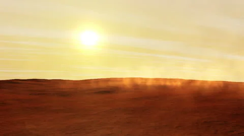 Mars Land Video stock 23456927