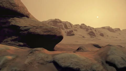 Mars landspace Stock Footage 211130597