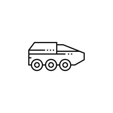 Mars, military, transportation icon. Element of future technological pack for Stock Illustration