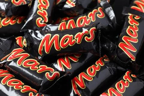 Mars minis candy bars Stock Photos