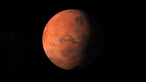 Mars phase Stock Illustration