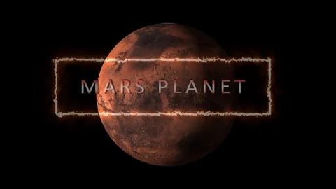 Mars planet concept, theme or generic. Stock Footage 93569337