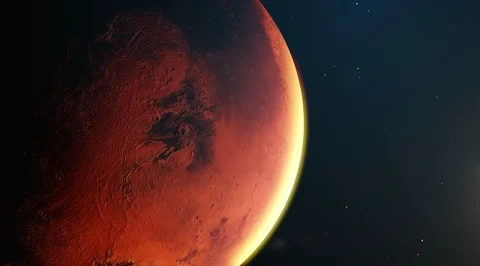 mars in space hd