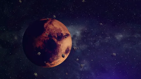 Mars Planet Stock Footage 314773197