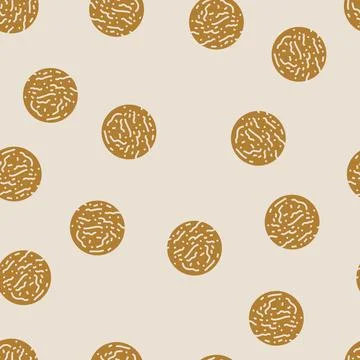 Mars planet glyph seamless pattern Stock Illustration