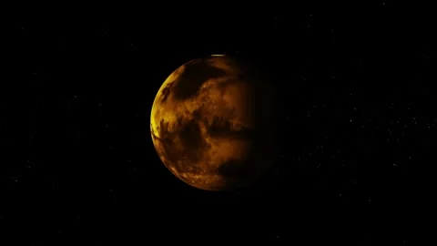 Mars planet, Mars planet animated Stock Footage 257444414
