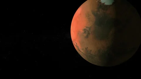 Mars planet, Mars planet animated Stock Footage 257444416