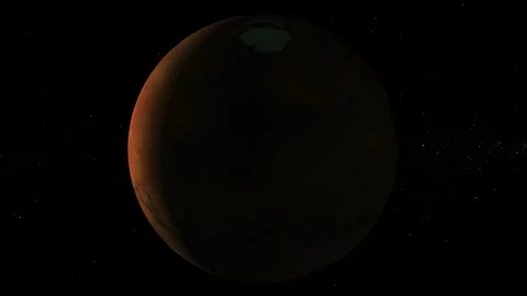 Mars planet, Mars planet animated Stock Footage 257444417