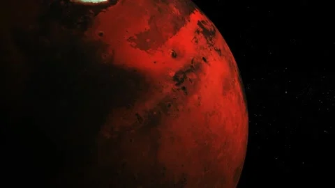 Mars planet, Mars planet animated Stock Footage 257444501