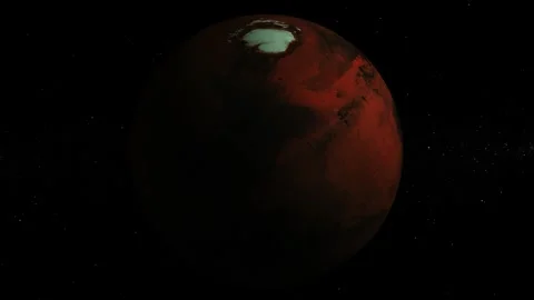 Mars planet, Mars planet animated Stock Footage 257444509