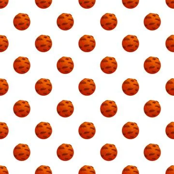 Mars planet pattern for space exploration theme 스톡 일러스트