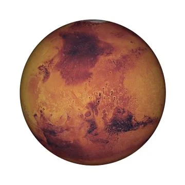 Mars Planet Render Stock Illustration