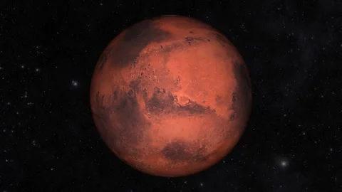 Mars Planet Rising 4K Loop 库存影片 339018607