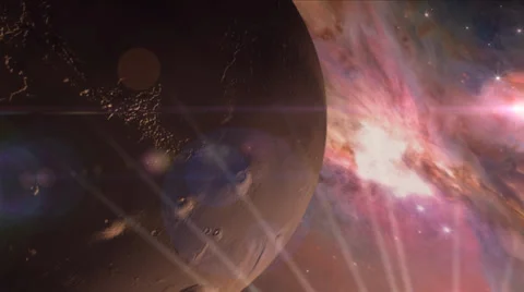 Mars planet Space Footage Stock Footage 36039652