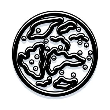 Mars planet surface vector icon design Stock Illustration